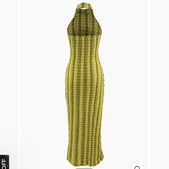 Halter Backless Maxi Dress | Ruched Patchwork Sheath Gown